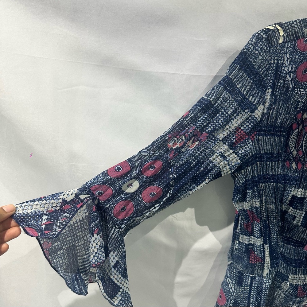 Jaipur Boho Ruffle Blouse - Picture 6 of 11